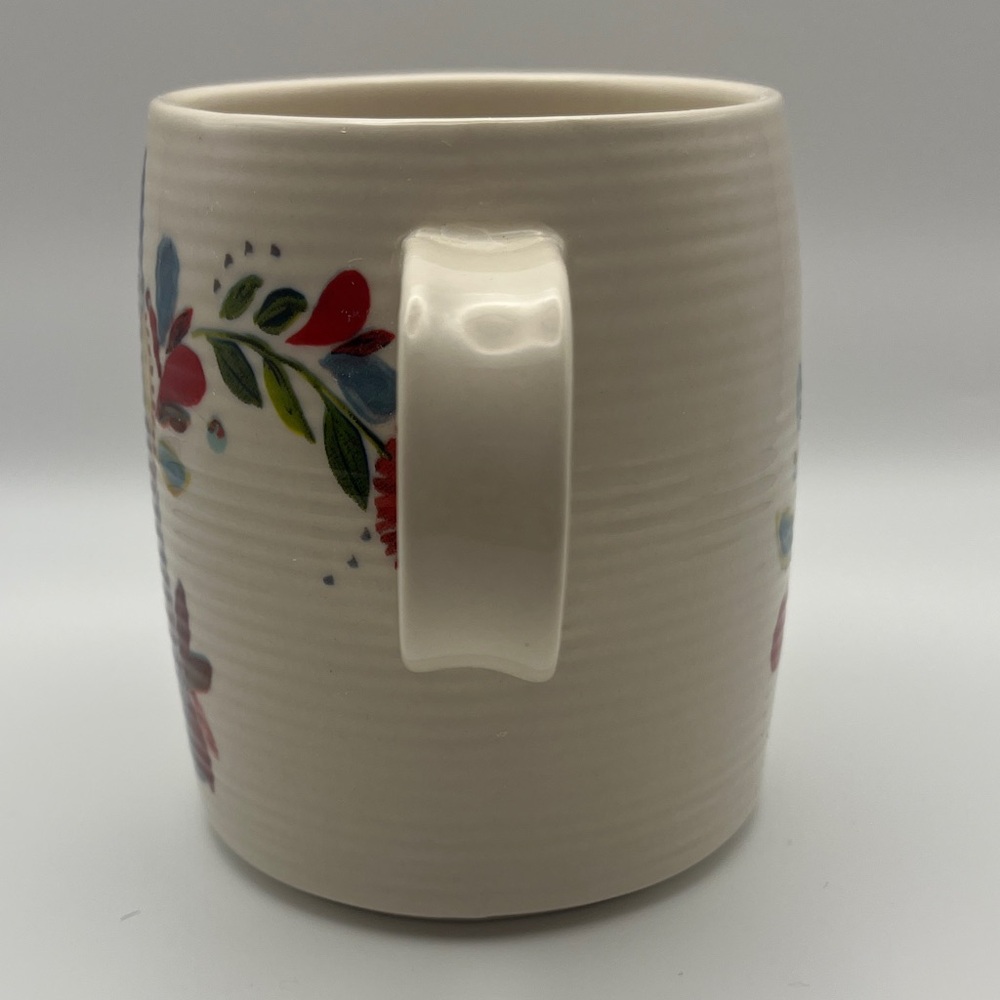 Anthropologie x Starla Halfman M Initial Mug - Colorful Floral - Picture 3 of 7